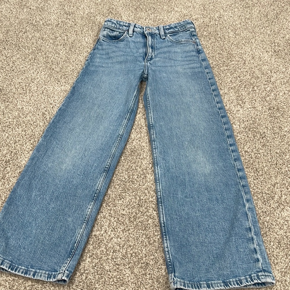 H&M Girls’ Wide Legs Adjustable Waist, High Waist Size 8.